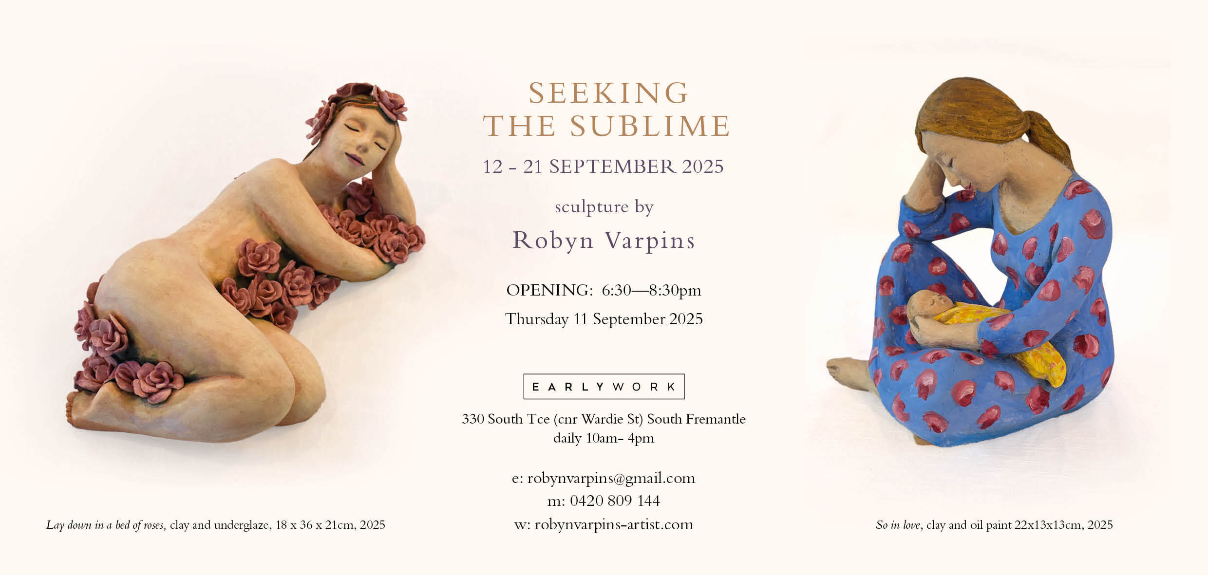Robyn Varpins - Seeking the sublime - invitation