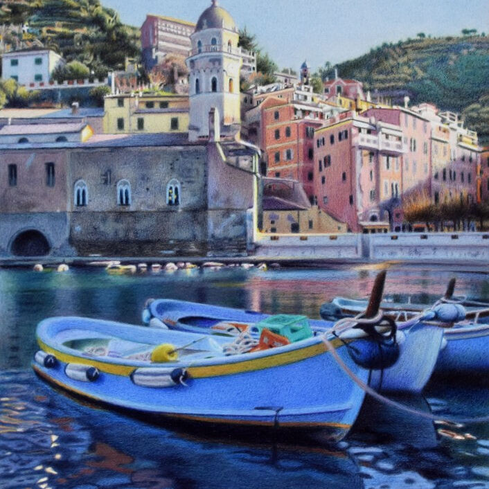 An Italian Dream - a drawing by Julie Podstolski  