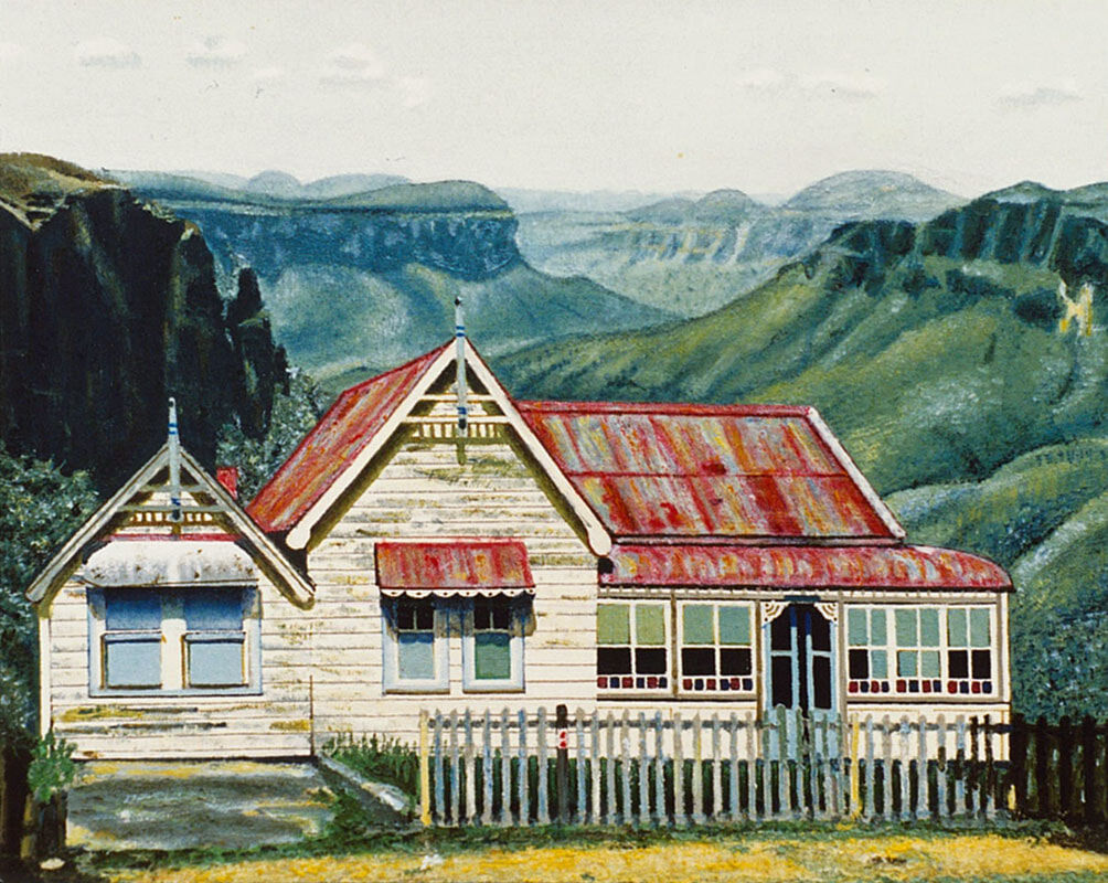 Blue Mountains - oil painting by Julie Podstolski