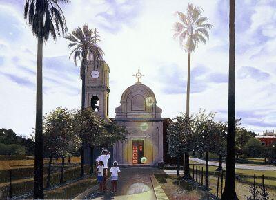 Let There Be Light - oil painting by Julie Podstolski